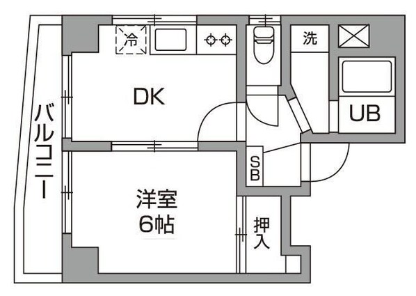 フロムファーストビルの物件間取画像